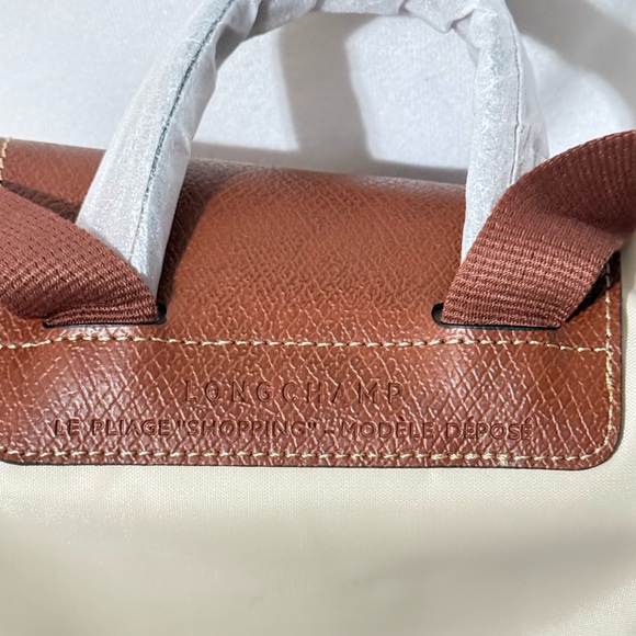 Authentic NWT Longchamp M Tan and Cream Backpack
